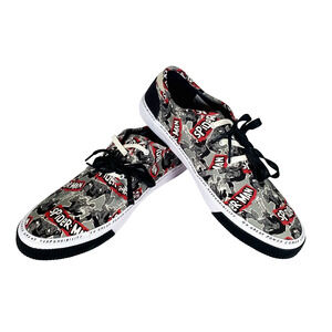 Marvel x Toms Spider-Man Printed Shoes Men's Size 9.5 Carlo Sneakers NEW